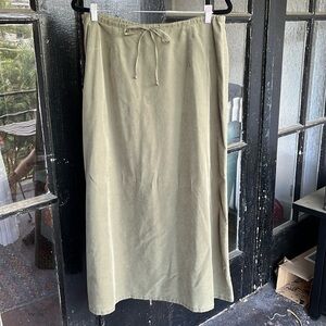 Liz Claiborne Lizsport Green Maxi Skirt Size 16